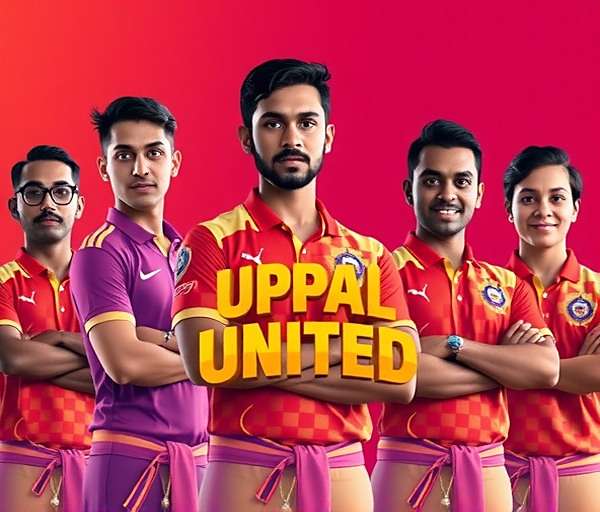 Uppal United Game Cover Uppal United game cover featuring Indian players in traditional attire